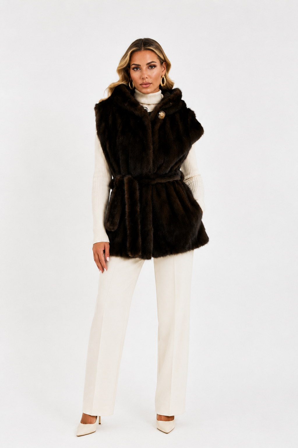 Gilet visone paula