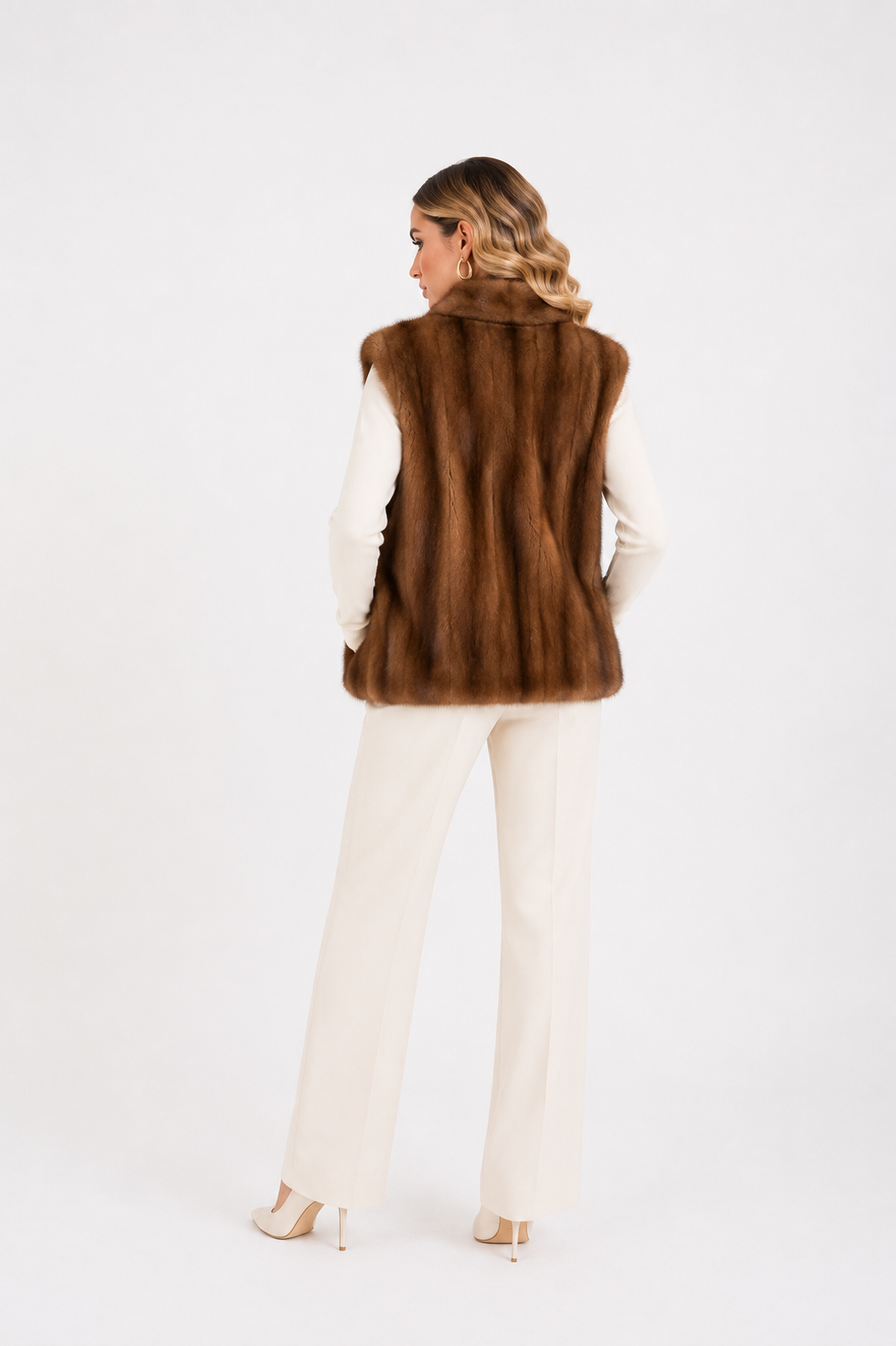 Gilet visone velia