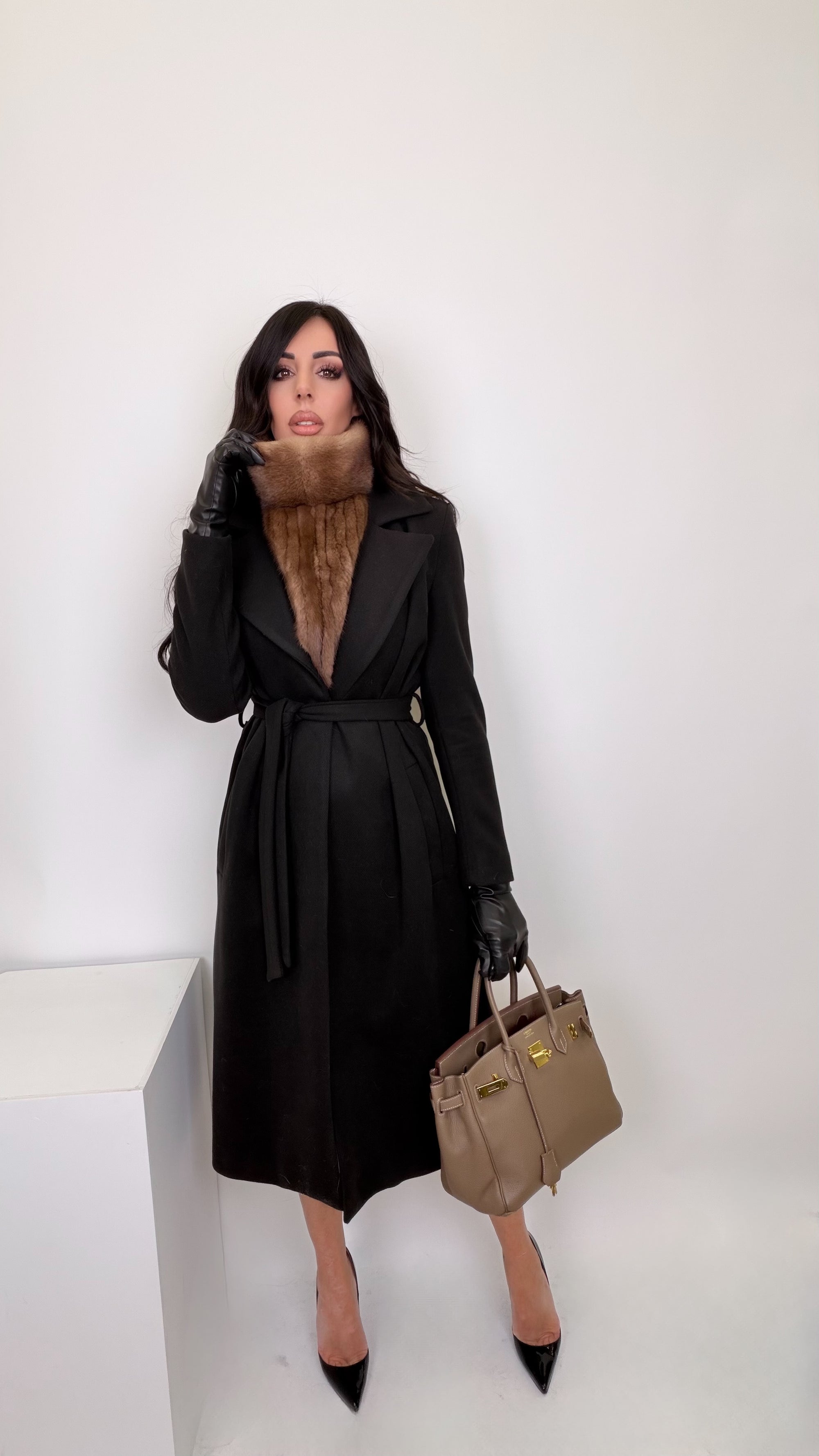 Set Cappotto + sotto giacca in visone