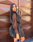 Gilet in volpe green