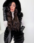 Gilet in volpe luxury