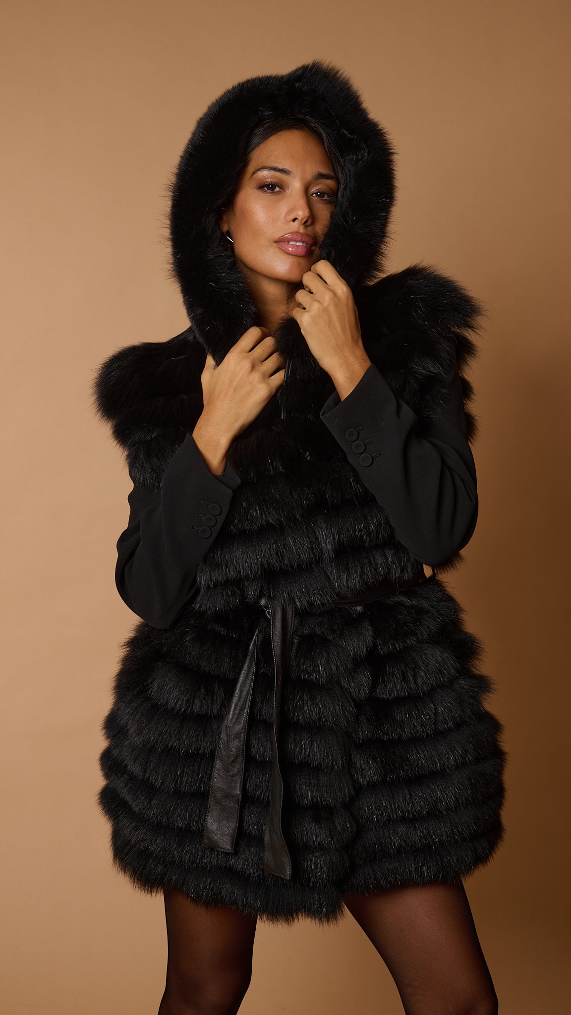 Gilet volpe leonie black