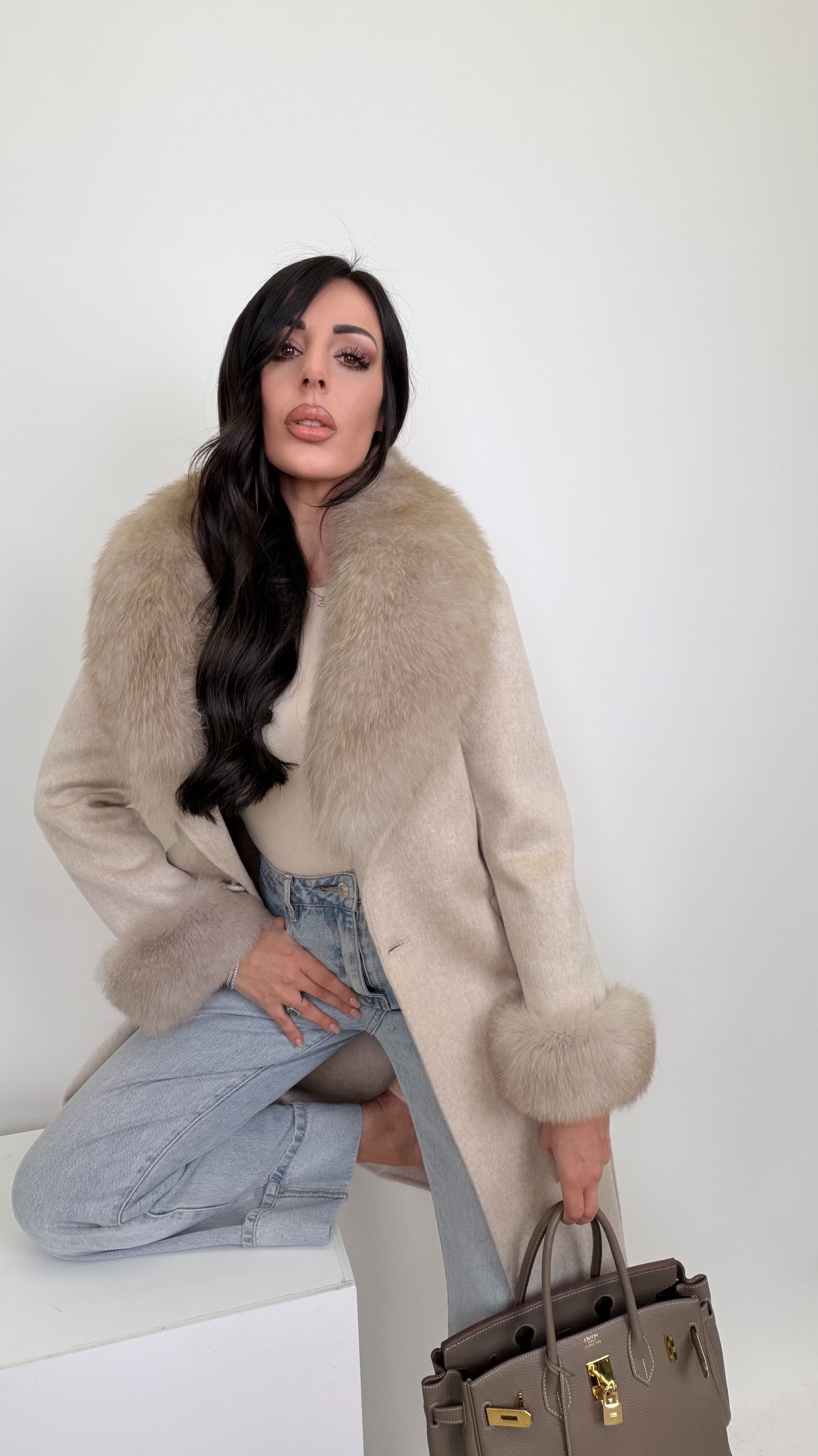 Cappotto Samira 50%lana e 50% cashmere