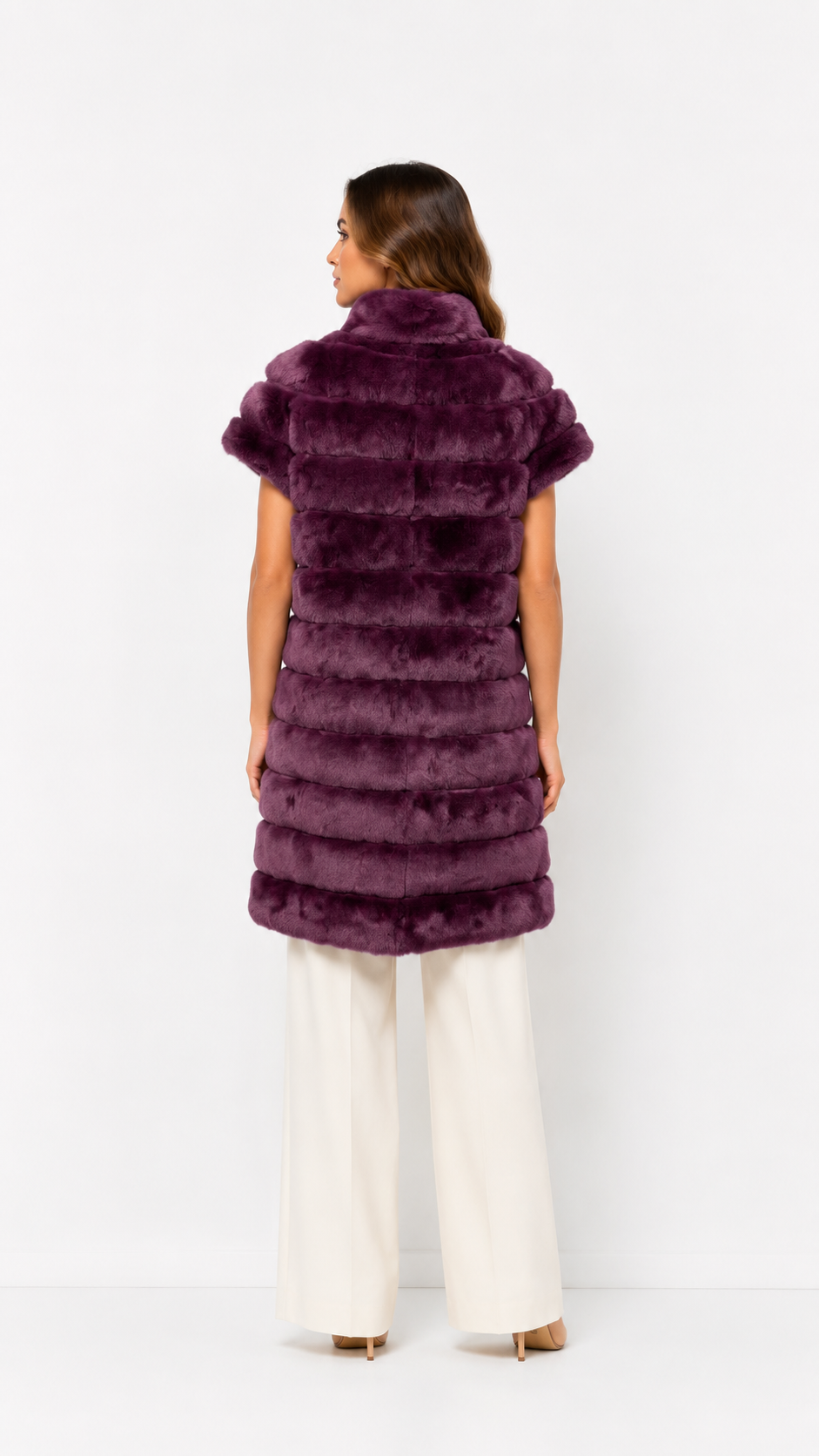 Gilet cincilla’ luxury