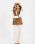 Gilet visone Erica