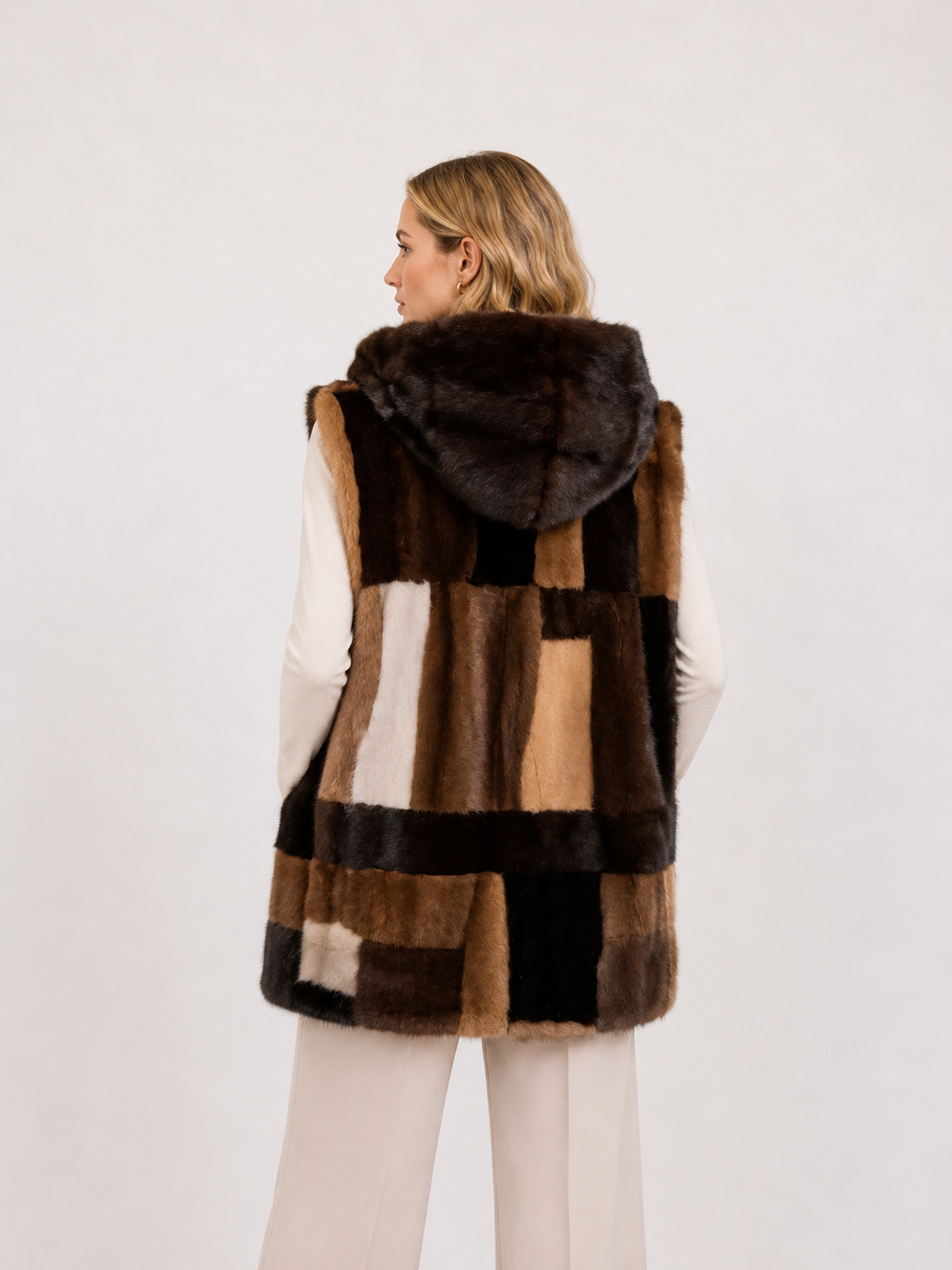 Gilet visone pach Novara