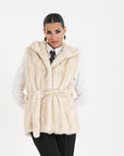 Gilet visone Sabrina