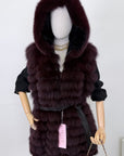 Gilet in volpe luxury