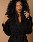 Dianne luxury coat black