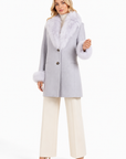 Cappotto baronetto bordi volpe