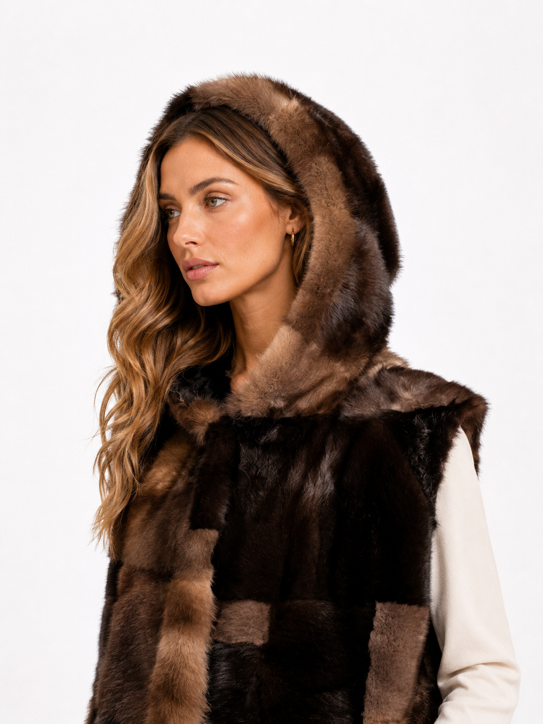 Gilet visone pach Rènelle