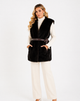 Gilet visone violetta