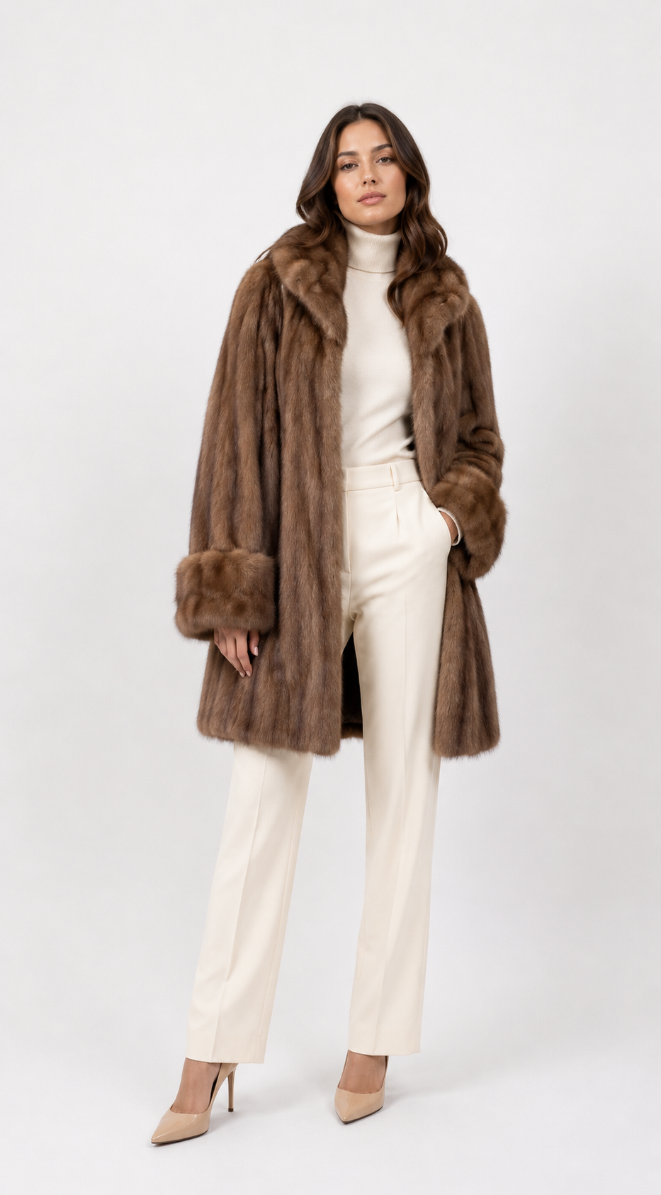 Visone margot cappuccio removibile Luxury