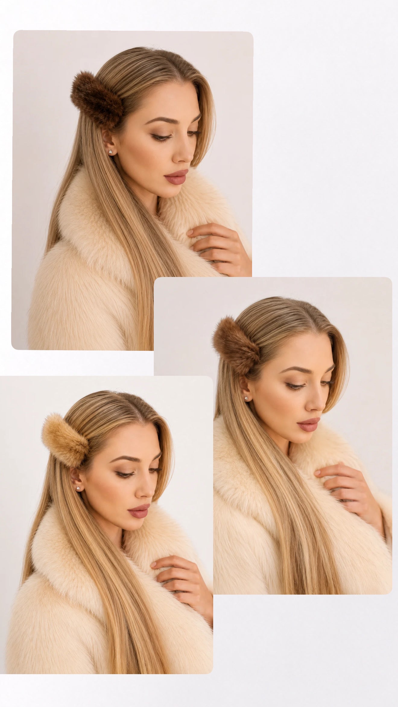 Clip in visone