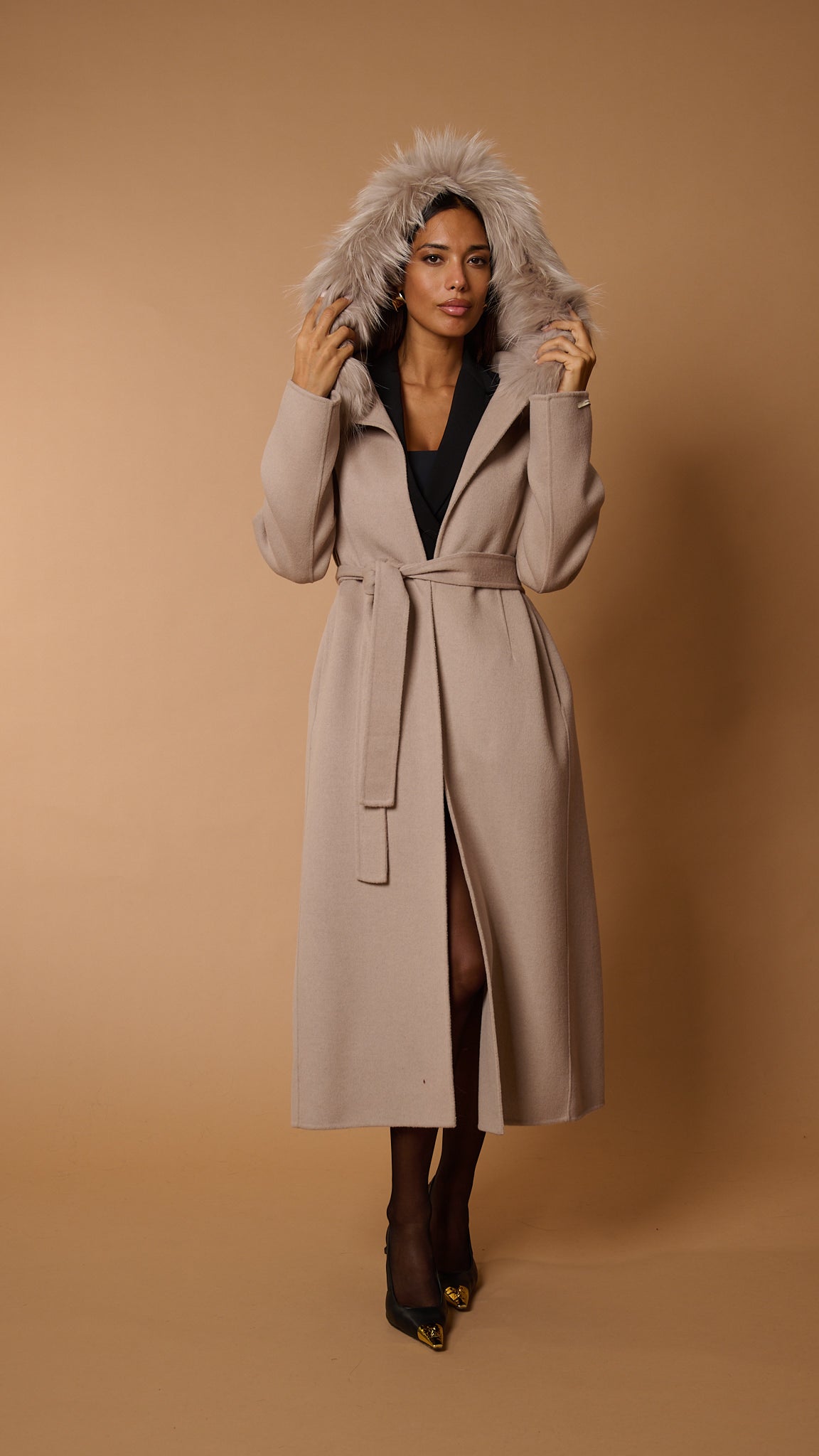 Dianne luxury coat beige