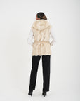 Gilet visone Sabrina