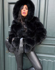 Black drama fox luxury