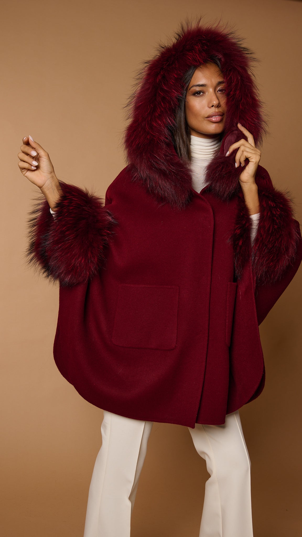 DIVA LUXURY CAPE bordeaux