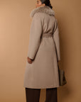 SAVANN Luxury COAT 100% lana beige