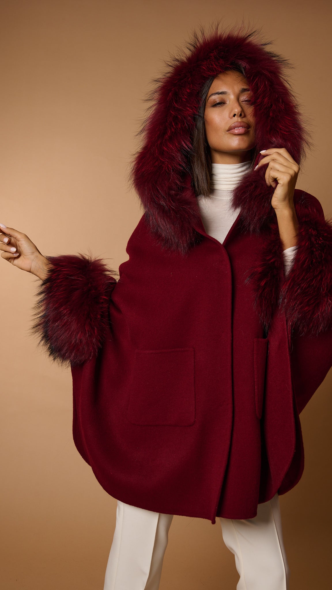 DIVA LUXURY CAPE bordeaux