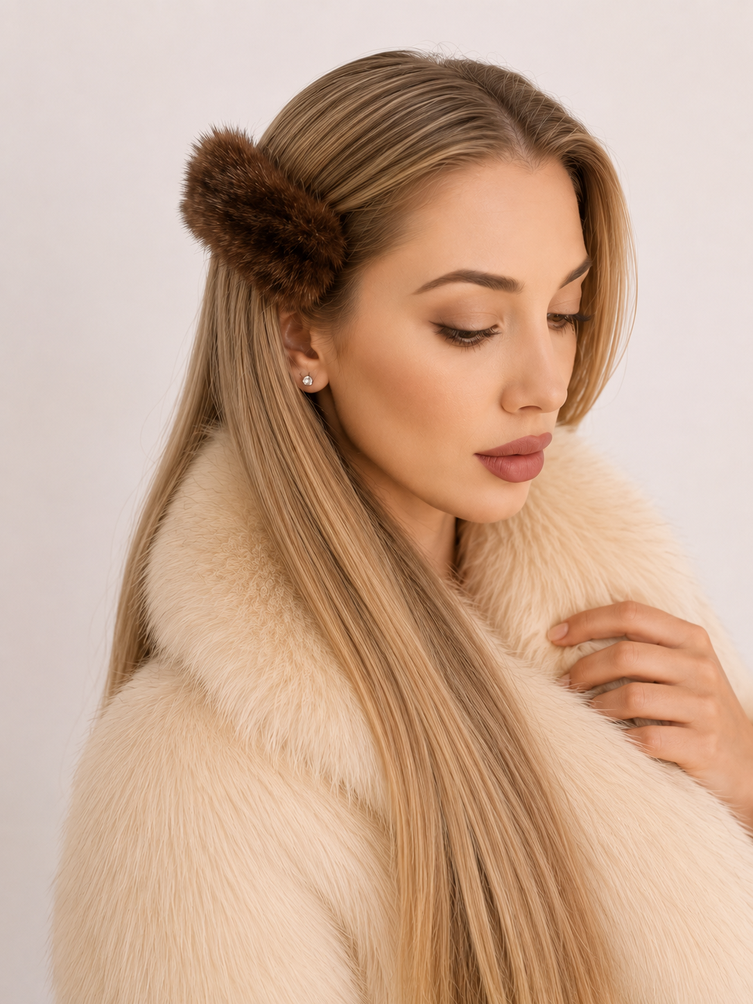 Clip in visone
