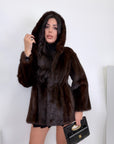 Visone special Iconic coulisse in vita versione nocciola