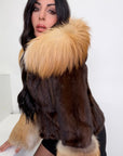 Visone con bordi volpe