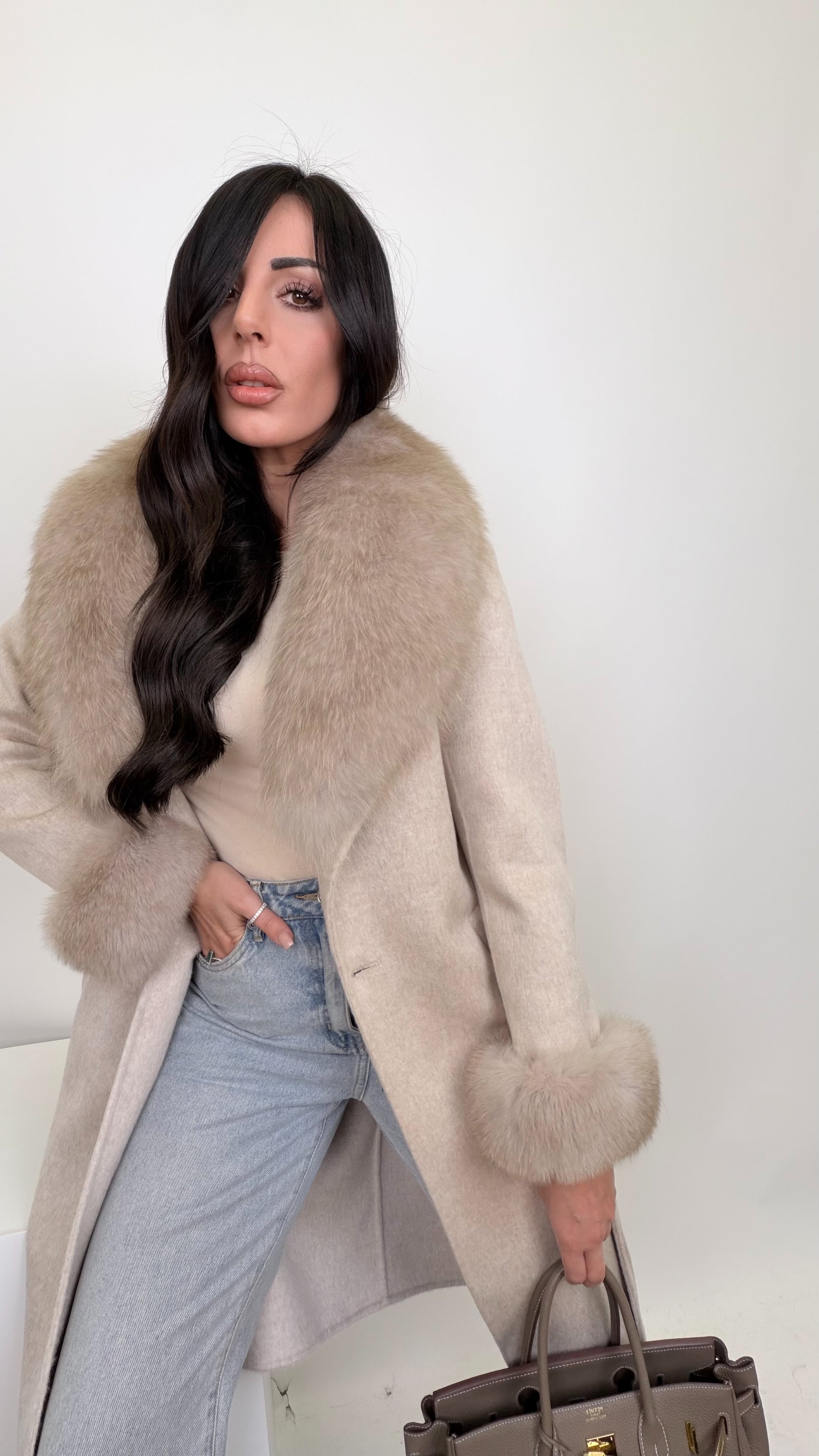 Cappotto Samira 50%lana e 50% cashmere