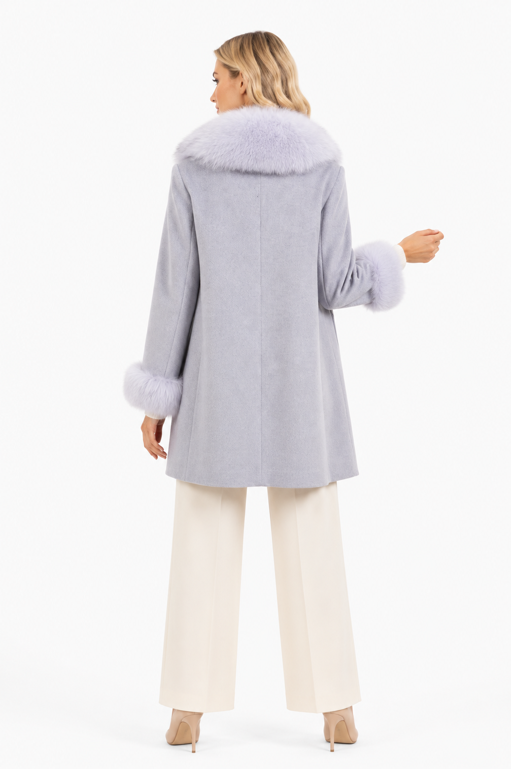 Cappotto baronetto bordi volpe