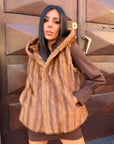 Gilet in visone damien