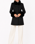 Cappotto stacy con volpe