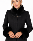 Cappotto stacy con volpe