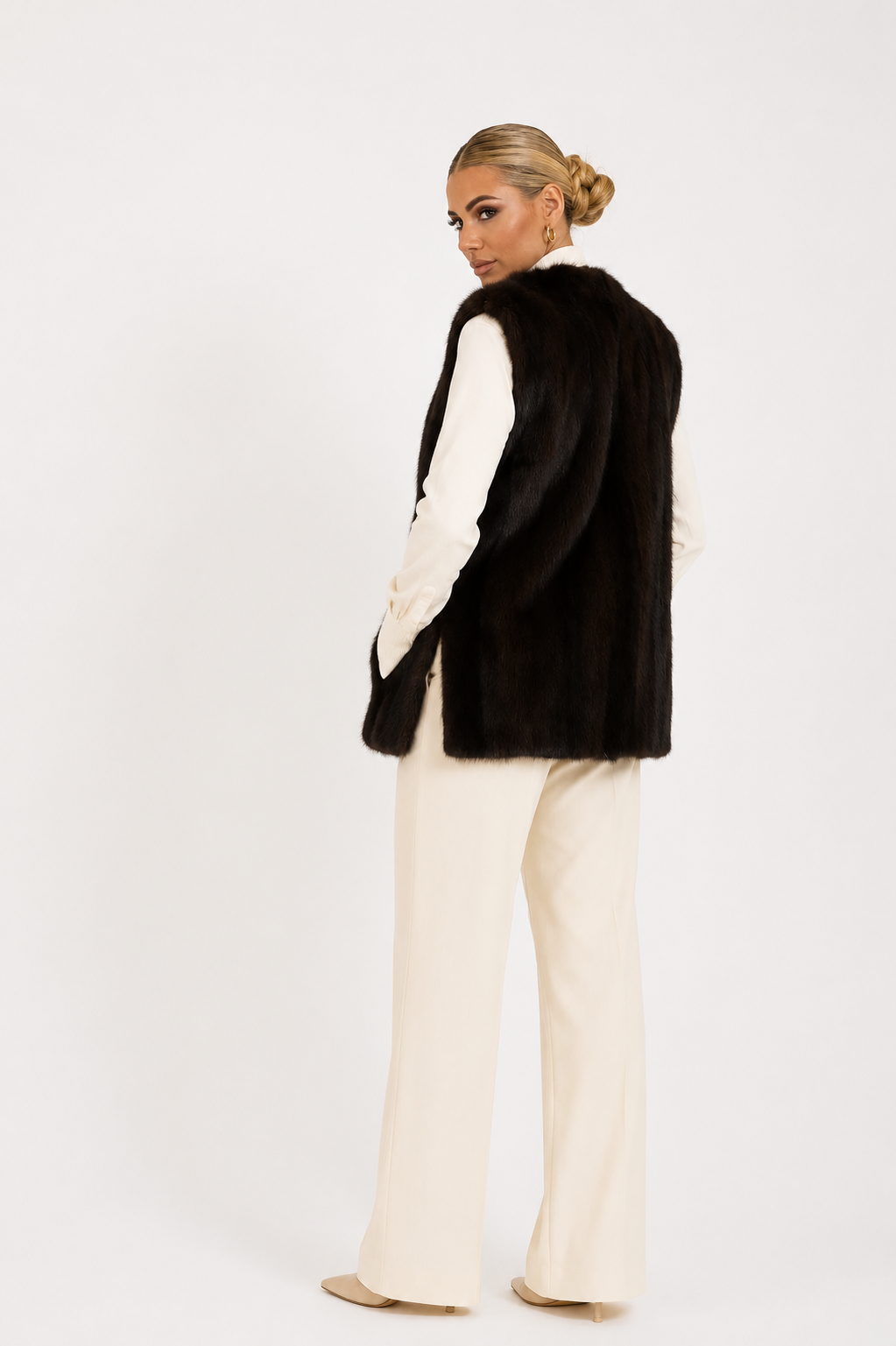 Gilet visone odette