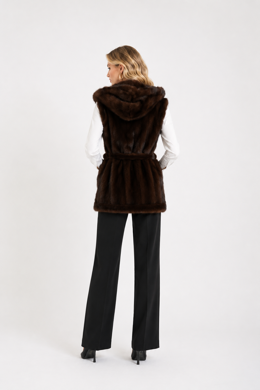 Gilet visone Paola