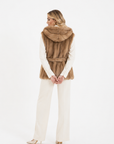 Gilet visone Erica