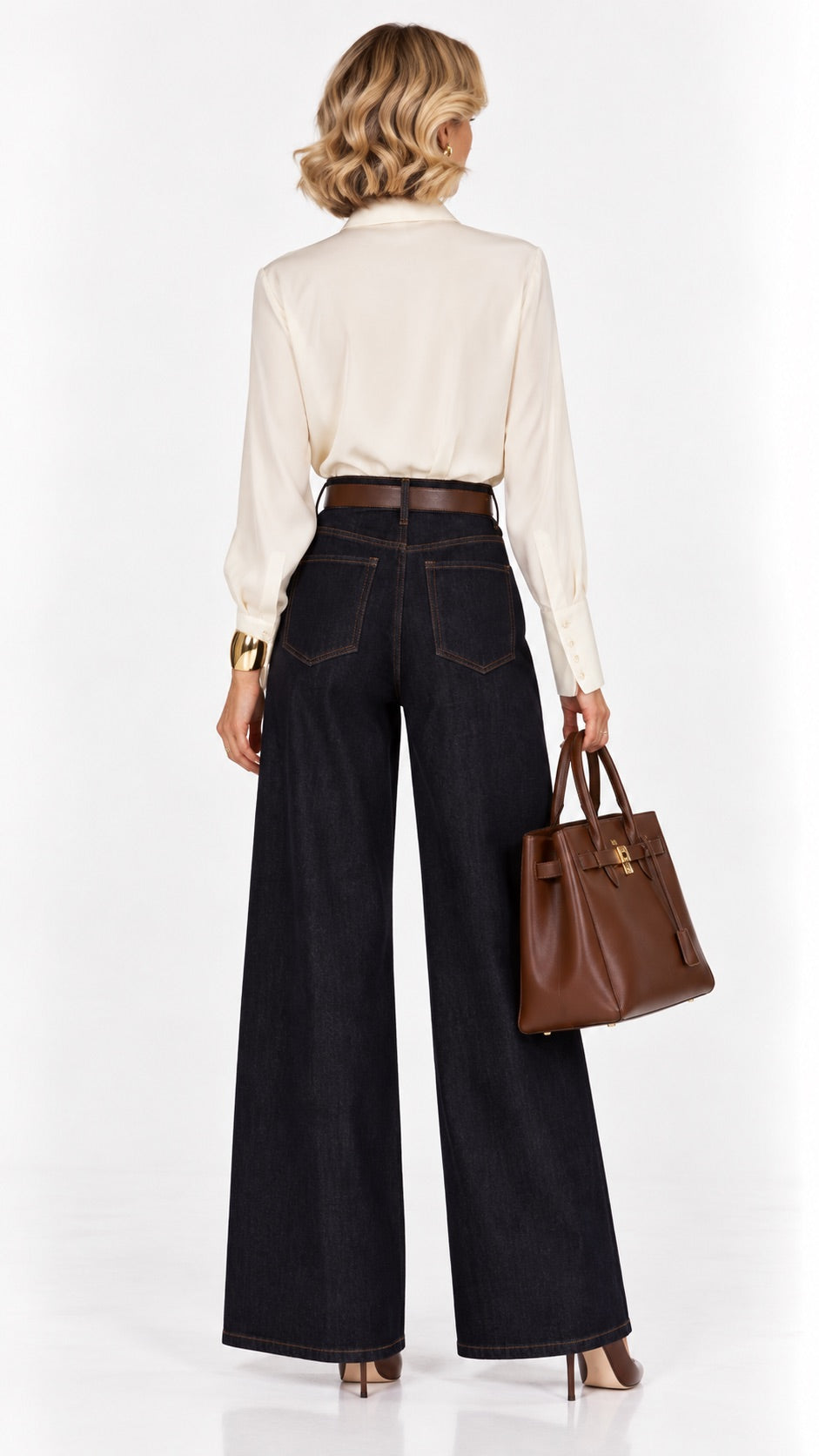 Jeans STACY dettaglio camel