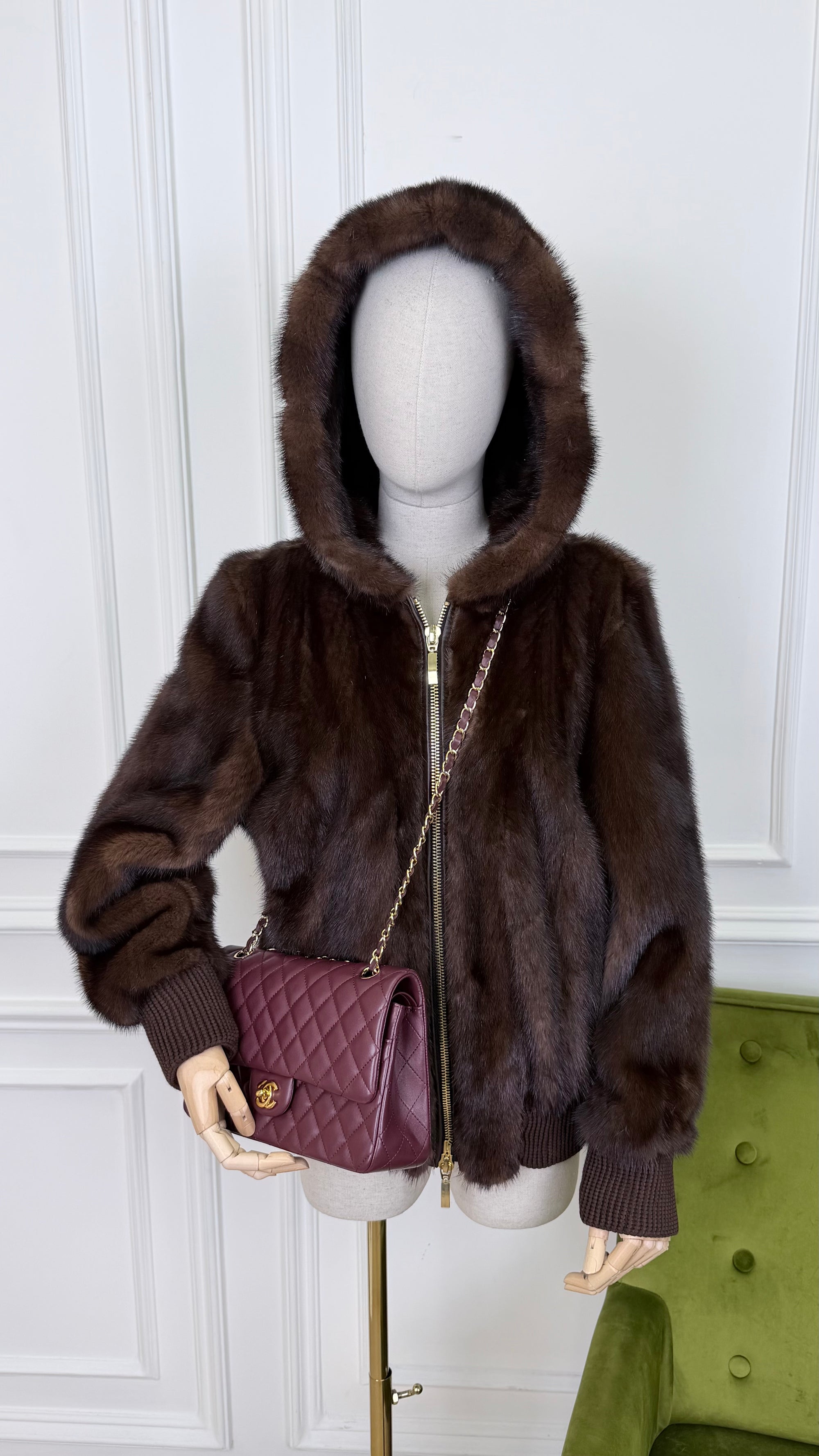 Bomber Iconic visone nocciola claro