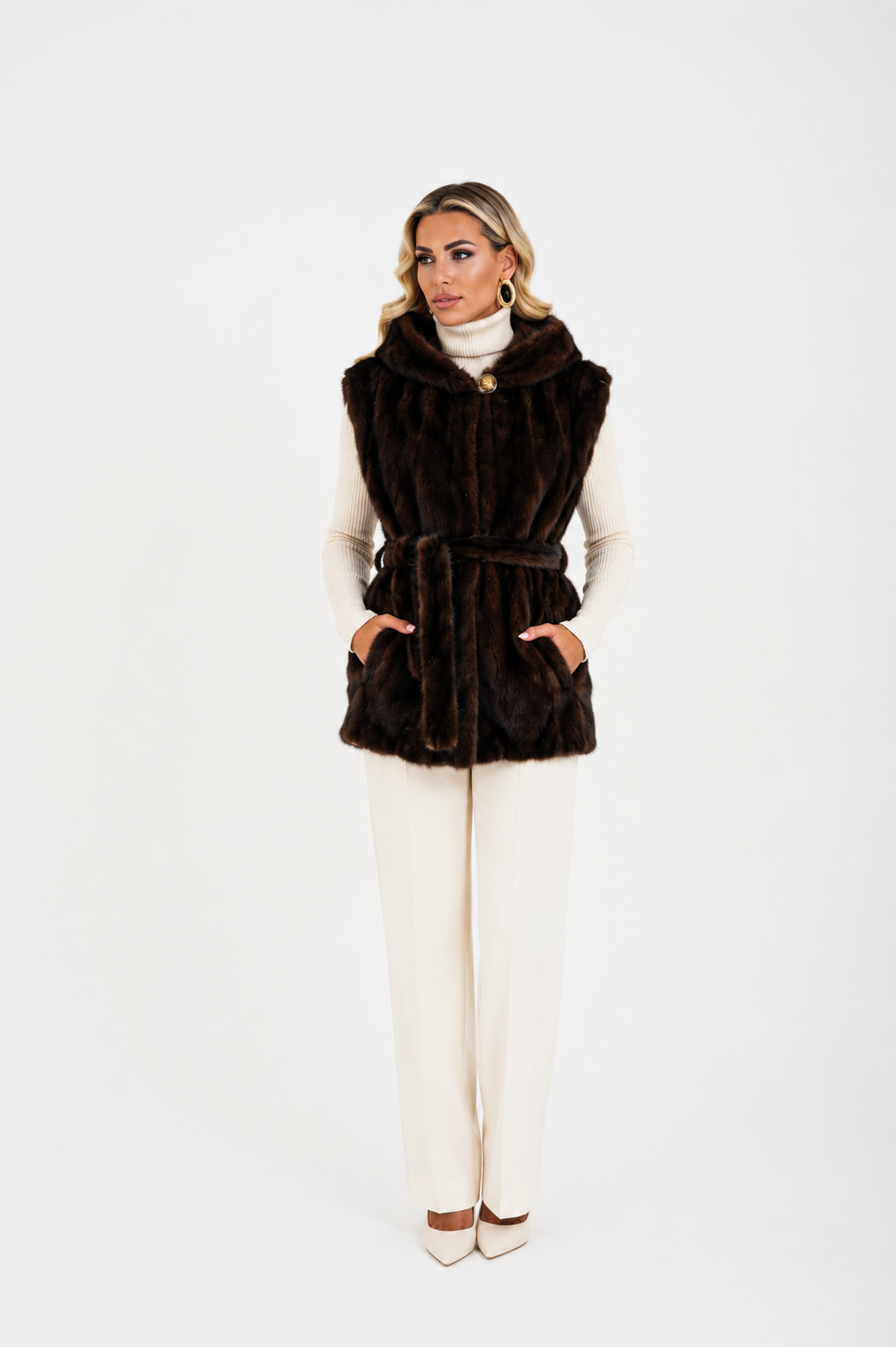 Gilet visone paula