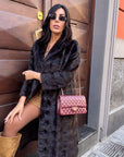 Visone orizzontale nero cleo