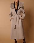Dianne luxury coat beige