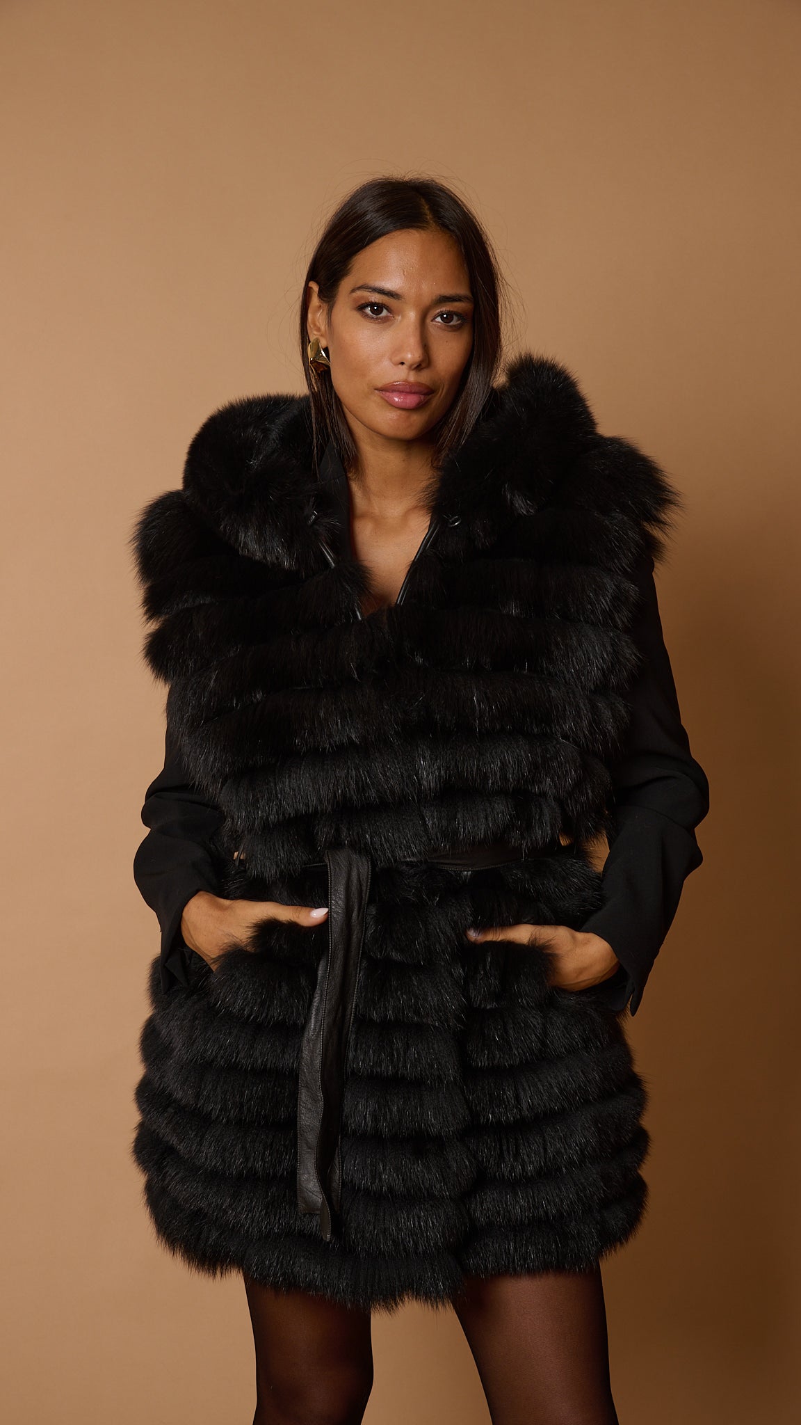 Gilet volpe leonie black