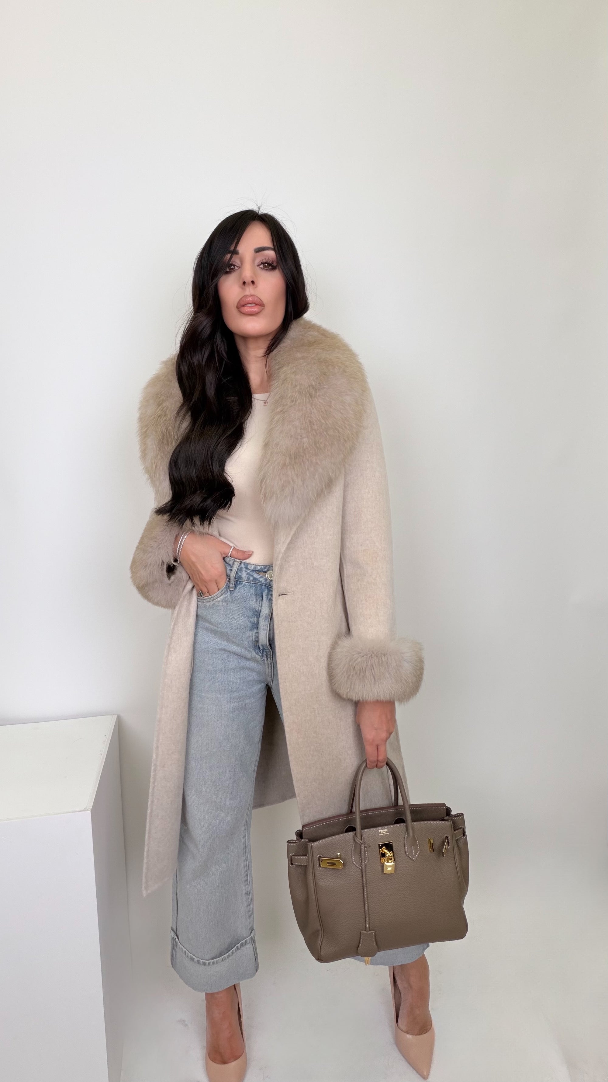 Cappotto Samira 50%lana e 50% cashmere