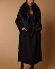 Drama luxury coat black