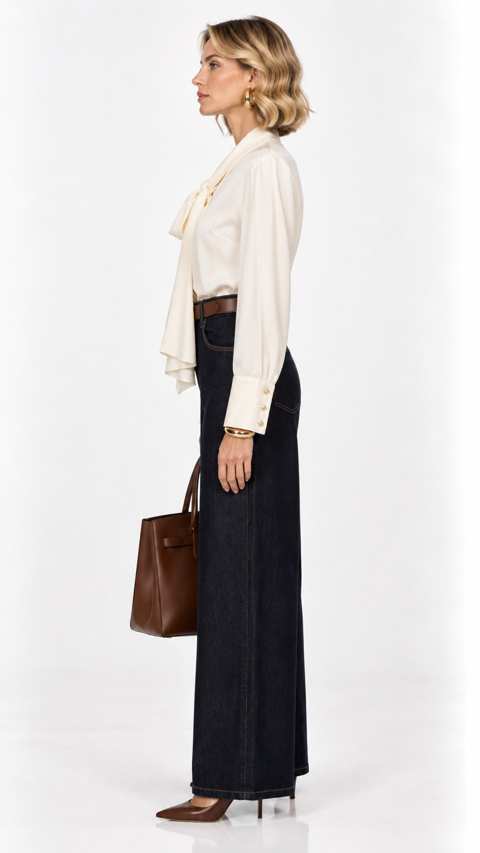 Jeans STACY dettaglio camel