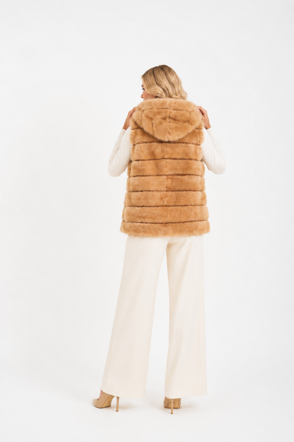 Gilet visone Tiziana