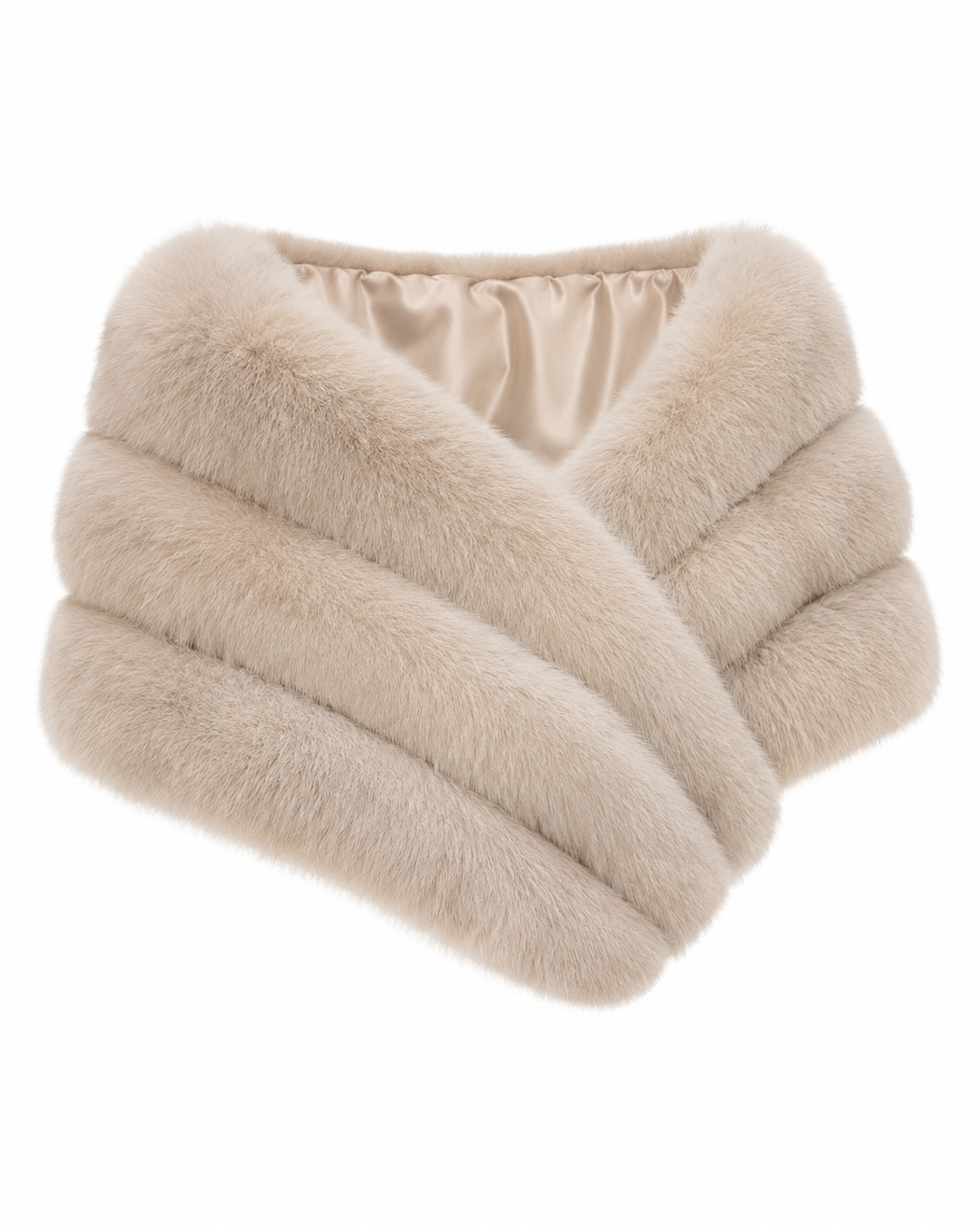Stola in volpe champagne Luxury
