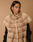 Gilet visone vanità luxury