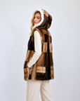 Gilet visone pach Ysaline