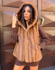 Gilet in visone damien