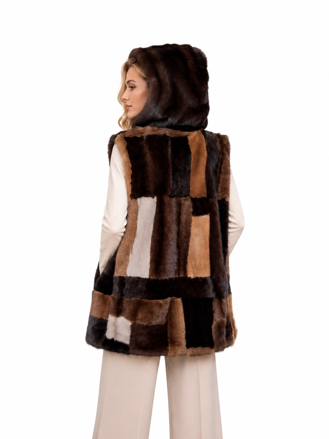 Gilet visone pach Novara